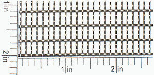3-1/2 x 9 Mesh, T-304 Stainless Steel Woven Wire Mesh. Custom Woven Wire Mesh